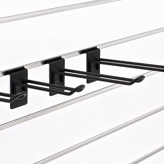 Zawieszka podwójna Slatwall czarna - 3