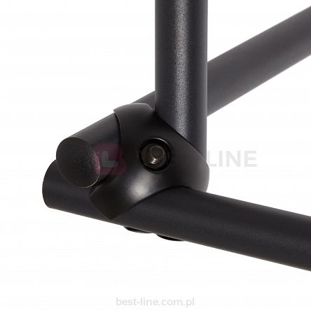 Złącze trzykierunkowe X3 BLACK Lewe fi25mm