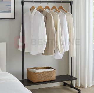 Stojak 150x100x50cm z półką BLACK - 3