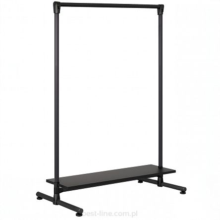 Stojak 150x100x50cm z półką BLACK