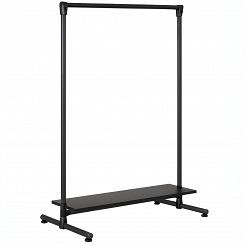 Stojak 150x100x50cm z półką BLACK