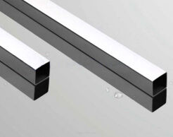 Rura, drążek meblowy kwadratowy 45cm (25x25mm) CHROM KW