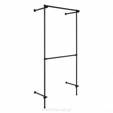 Regał regulowany 100x200x40 BLACK