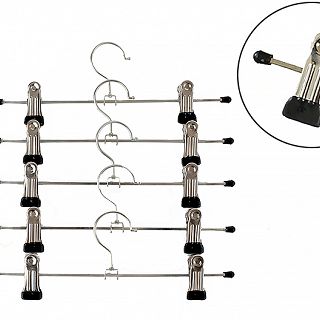Wieszak klamrowy metalowy 40cm (10szt.) - 3