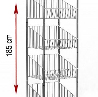 Regał rurowy 40cm - 2