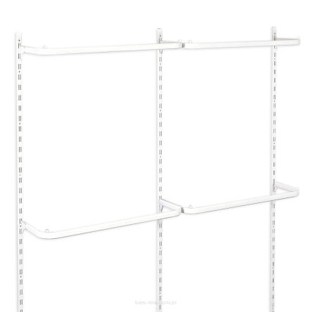 Garderoba dwumodułowa - OPTI-W6 - WHITE
