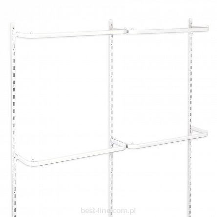 Garderoba dwumodułowa - OPTI-W6 - WHITE
