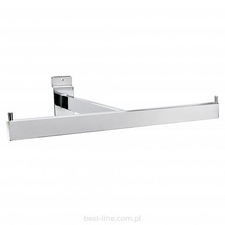 Wieszak prosty w kształcie litery 