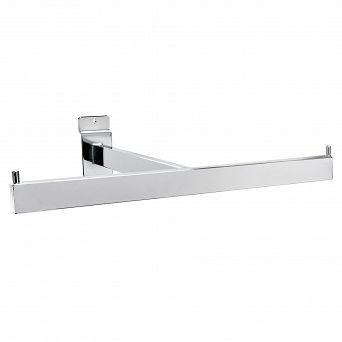 Wieszak prosty w kształcie litery "T" 2N Slatwall chrom
