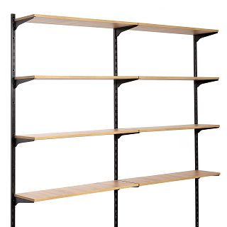 Garderoba dwumodułowa- gł. 30cm - OPTIB7 - BLACK - 4