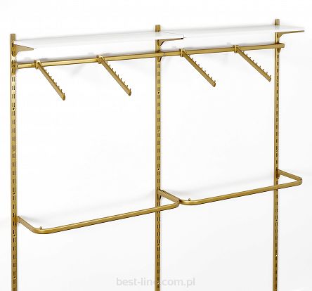 Garderoba dwumodułowa - OPTI-G1 - GOLD