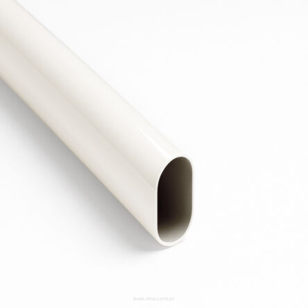 Rura, drążek owalny 200cm WHITE
