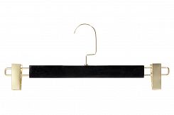 Wieszak GLAMOUR klamrowy czarny