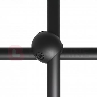 Złącze dwukierunkowe X2 prawe fi25mm BLACK