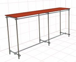 Gondola z półką 2m