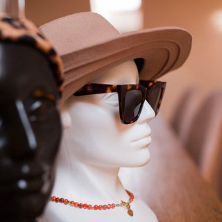 Ekspozytor głowa na czapki (biały) - 5