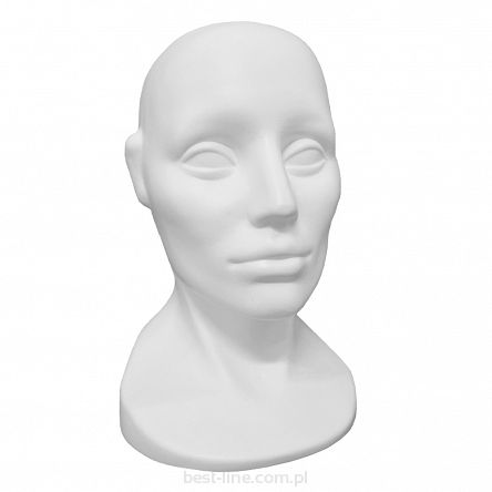Ekspozytor głowa na czapki (biały)