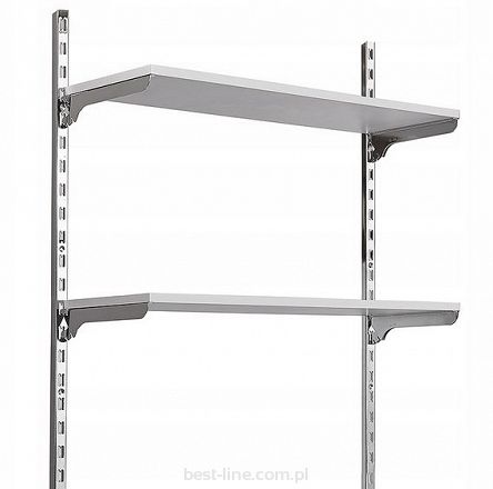 Garderoba jednomodułowa - gł. 30cm - OPTI7 - CHROM