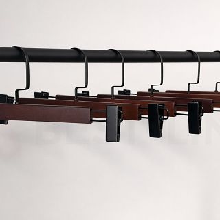 Wieszak GLAMOUR klamrowy Dark Wood Black - 3