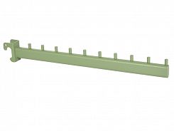 Wieszak prosty do rury owalnej 40cm 10N GREEN