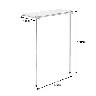 Regał niski z półką 100x150x40 - 2