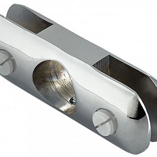 Złącze dwustronne do półki ze szkła plexi fi25mm - 2