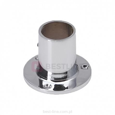 Rozeta do rur fi25mm. Aluminium. Wysoki kołnierz