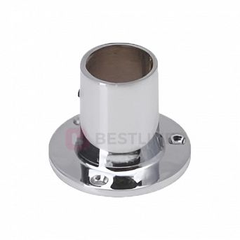 Rozeta do rur fi25mm. Aluminium. Wysoki kołnierz