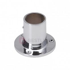 Rozeta do rur fi25mm. Aluminium. Wysoki kołnierz