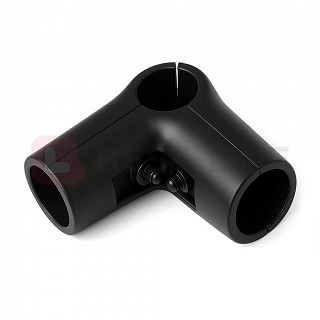 Złącze dwuramienne kątowe R43M ST BLACK - 2