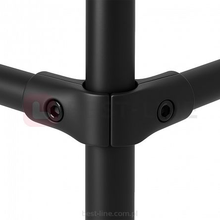 Złącze dwuramienne kątowe R43M ST BLACK