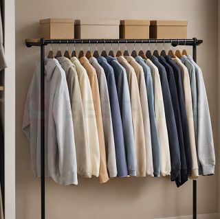 Regał niski z półką 100x150x40 BLACK - 4