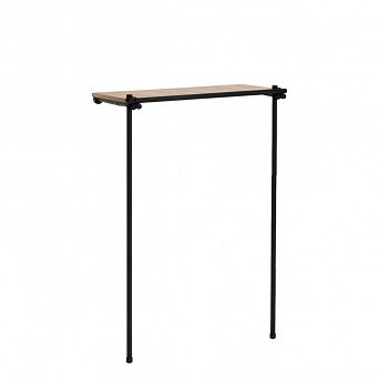 Regał niski z półką 100x150x40 BLACK