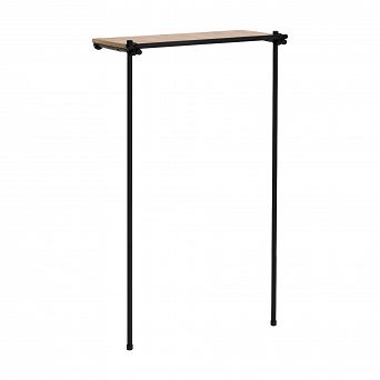 Regał niski z półką 100x150x40 BLACK