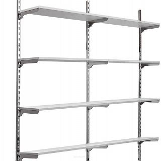 Garderoba dwumodułowa - gł. 30cm - OPTI7 - CHROM - 3