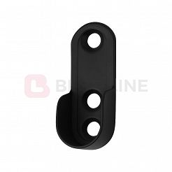 Wspornik drążka owalnego. Rozeta owalna BLACK