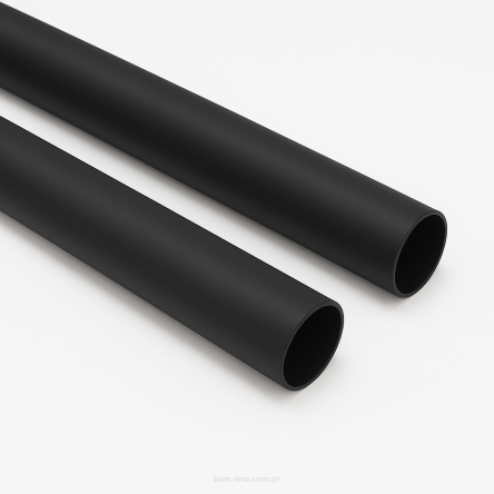 Rura, drążek meblowy BLACK fi25mm 300cm