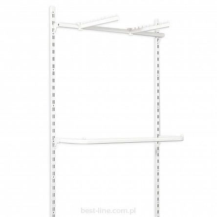 Garderoba jednomodułowa - OPTI-WP2 - WHITE