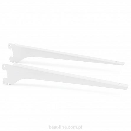 Wsporniki pod półkę 40cm WHITE universal