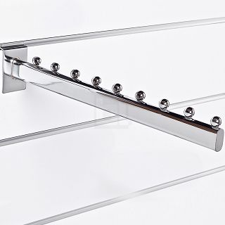 Wieszak prosty 40cm z 9 kulkami na panel SW - 2