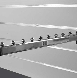 Wieszak prosty 40cm z 9 kulkami na panel SW - 3