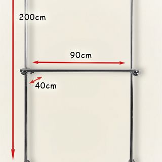 REGAŁ RUROWO-OWALNY 0,9M - 2