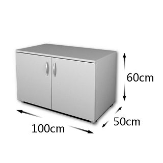 Zabudowa Slatwall z szafką 100x240x50cm 11 FREZÓW - 3