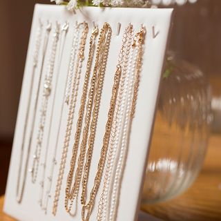 Ekspozytor na łańcuszki biały - 3