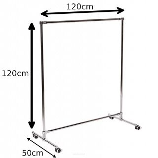 Stojak na kółkach 120x120x50cm - 2