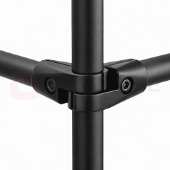 Złącze dwuramienne kątowe regulowane R43M fi25mm BLACK