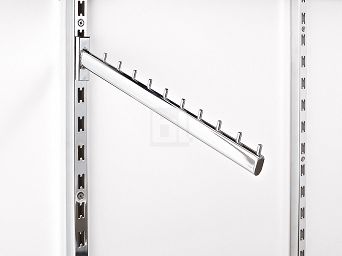 Wieszak pochyły bezpośrednio do szyny 40cm