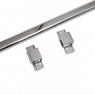 Uchwyty na poprzeczkę z rury owalnej - 3