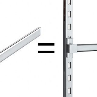 Uchwyty na poprzeczkę z rury owalnej - 2