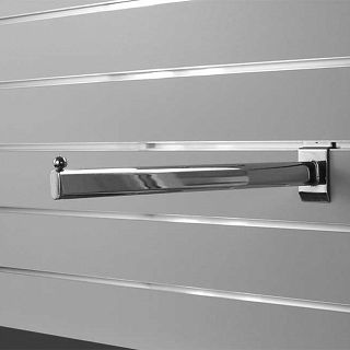 Wieszak prosty 35cm 1K Slatwall chrom - 3